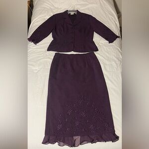 Ensemble Jacket and Skirt.